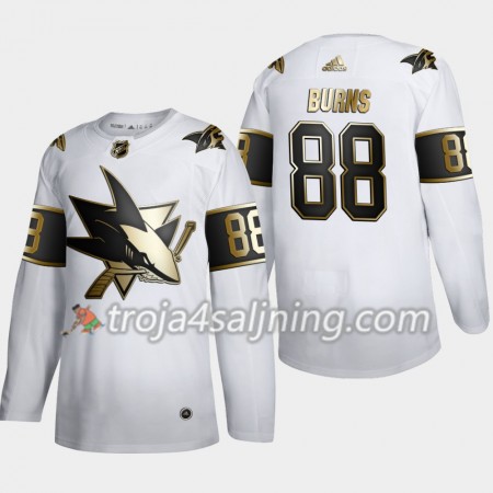 San Jose Sharks tröja Brent Burns 88 2019-2020 Adidas Golden Edition Vit Authentic - NHL Tröjor Herr San Jose Sharks tröja Brent Burns 88 2019-2020 Adidas Golden Edition Vit Authentic - NHL Tröjor Herr